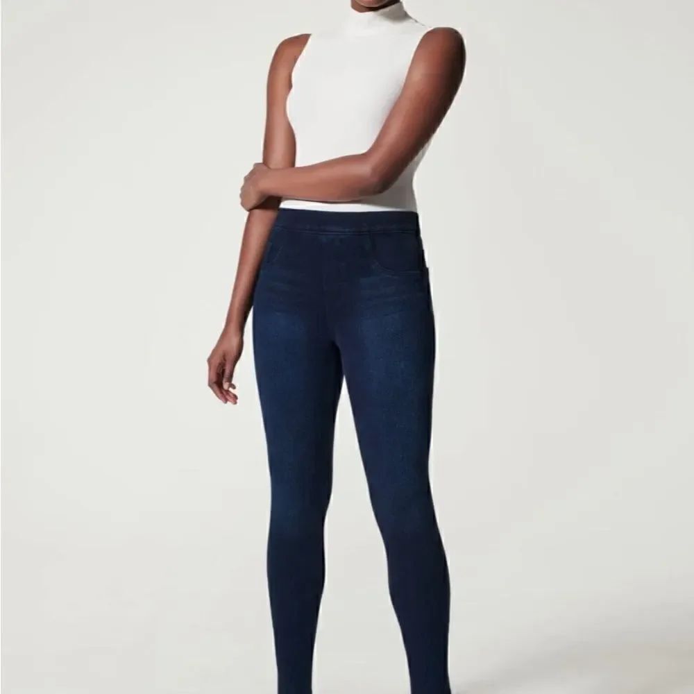 SPANXS Jean-ish leggings blue $128
